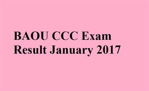 baou ccc result.